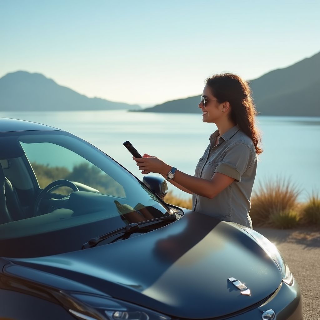 Prueba de conducción de vehículo eléctrico