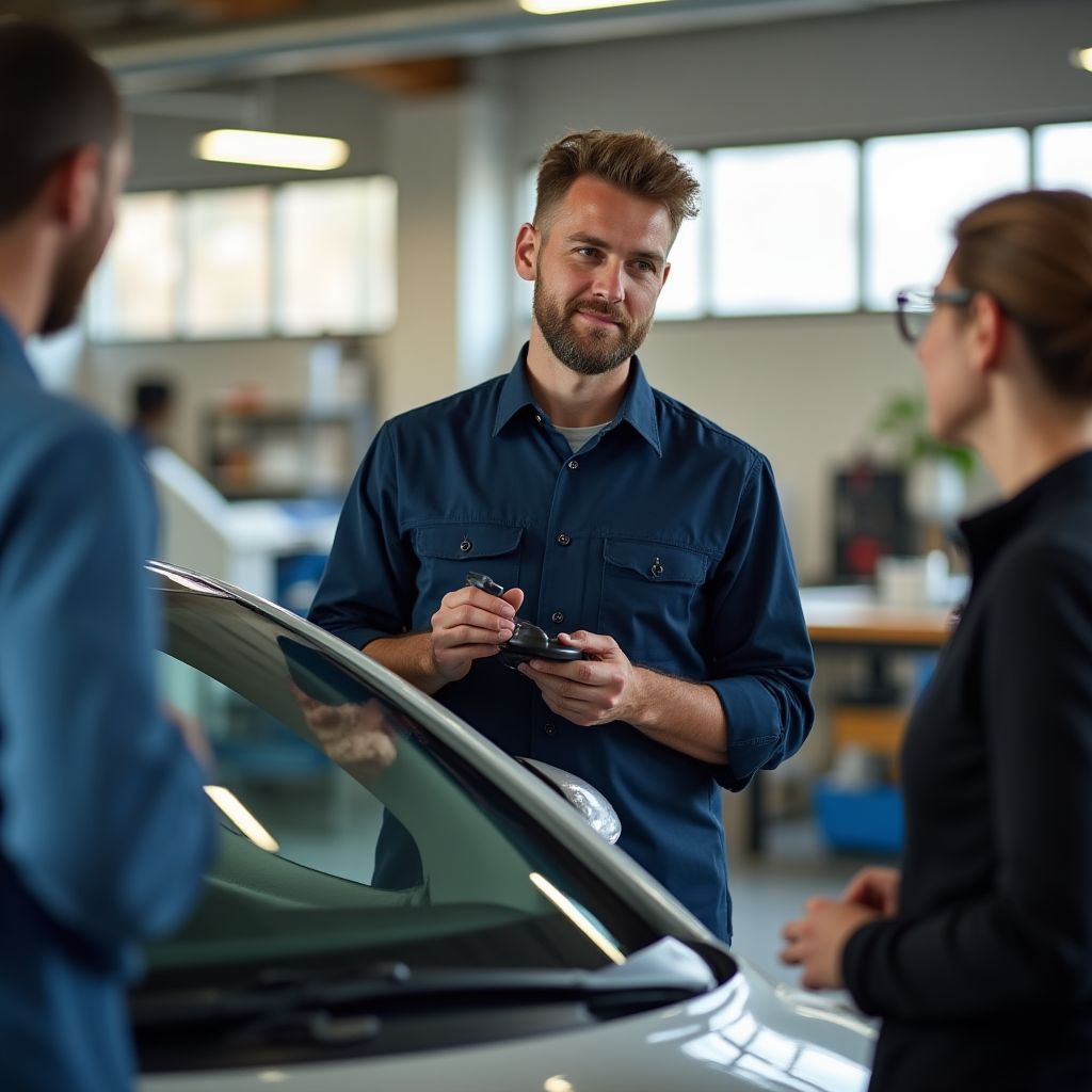 Taller de mantenimiento de vehículos eléctricos